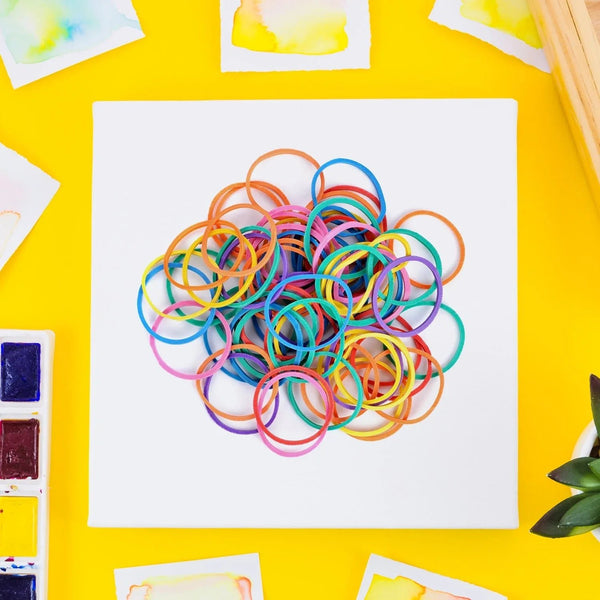 Strong & Reusable Rubber Bands: Multicolor for Office, Home & School, Hair accessories - justgrabit.in | Just Grab It