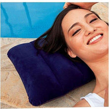 Velvet Air Inflatable Travel Pillow (Blue) - Justgrabit Inc.