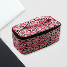 Decor Travel Makeup Bag with Small pouch Portable Organizer Makeup Cosmetic Train Case Large Capacity for Cosmetics Makeup Brushes and Toiletry Jewelry for More Storage - justgrabit.in | Just Grab It