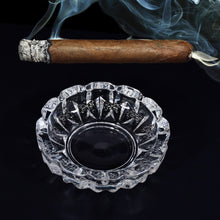 paricutin Glass Crystal Quality Cigar Cigarette Ashtray - justgrabit.in | Just Grab It