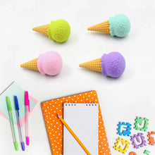 Cone Eraser for Girls & Boys / Eraser for School B'Day Return Gift Party Doughnut Lollipop Ice Cream Theme Shape Erasers Pencils Set for Kids Educational Stationary kit, School Supplies (1 Set 4 Pc) - justgrabit.in | Just Grab It