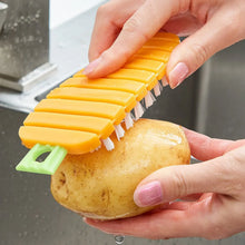 Carrot - Shaped Non - Toxic Vegetable Scrubbing Brush for Fruits & Veggies - Justgrabit Inc.