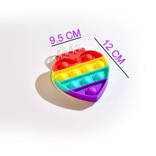 Heart pattern it Fidget Spiral Notebook Bubble Push Fidget Silicon Toy Book Stress Relief Anxiety School Stationery Notebook - Justgrabit Inc.