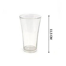 Plastic Drinking Glass Juice Glass Water Glass Set of 6 Transparent Glass - Justgrabit Inc.