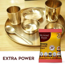Shining Powder, Cleans and Polishes Copper, Brass, Silver, Aluminum, Iron, and Steel, Removes Tarnish and Oxidation (200 GM) - Justgrabit Inc.