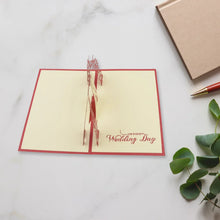Unique 3D - Up Wishing Card (Wedding): 1 Pc - justgrabit.in | Just Grab It