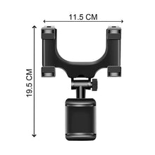 Rear View Mobile Holder Universal Vehicle Rear View Mirror Mobile phone Mount Stand - Justgrabit Inc.