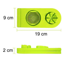 2 in 1 Double Cut Boiled Egg cutter with stainless steel wire for easy slicing of boiled eggs. - Justgrabit Inc.