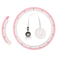 Fitness Adjustable Detachable Fitness Hula Hoop Ring Smart Round Count & Weight Loss Gym Equipment Exercise Smart Hula Hoops - justgrabit.in | Just Grab It