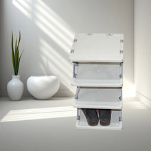 Foldable Shoe Rack (1 Pc, 4 Layers): Space - Saving, Entryway Storage - justgrabit.in | Just Grab It