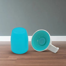 360d Magic Cup, Baby and Sippy Cup, Water and Weaning Cup 6+ to 12 Months, 7 oz/207 ml, Doidy Cup - Training Sippy Cups - Use from 3 - 6 Months to Toddler (1 Pc 207ML) - Justgrabit Inc.