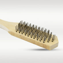 Wooden Handle Steel Wire Brush (1 Pc) - Justgrabit Inc.