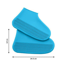 Non - Slip Silicone Rain Reusable Anti skid Waterproof Fordable Boot Shoe Cover (Mix Color) - Justgrabit Inc.