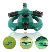 3 Arm 360° Sector Rotating Water Sprinkler Garden Pipe Hose Irrigation Yard - Justgrabit Inc.