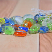 Glass Gem Stone, Flat Round Marbles Pebbles for Vase Fillers, Attractive pebbles for Aquarium Fish Tank. - Justgrabit Inc.