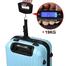 Black Digital Portable Luggage Scale with LCD Backlight (50 kg) - Justgrabit Inc.