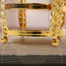 Multipurpose Golden Metal Candle Stand showpiece (1 Pc) - Justgrabit Inc.
