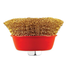 Wire Wheel Cup Brush (Gold) - justgrabit.in | Just Grab It