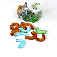 Glass Gem Stone, Flat Round Marbles Pebbles for Vase Fillers, Attractive pebbles for Aquarium Fish Tank. - Justgrabit Inc.