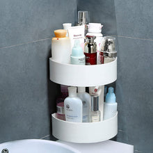 Corner Shelf Bathroom Kitchen Rack Self Adhesive Wall Mount Storage Basket - justgrabit.in | Just Grab It