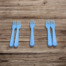 Reusable Premium Heavy Weight Plastic Forks, Party Supplies, One Size, plastic 5pc Serving Fork Set for kitchen, Travel, Home (5pc) - justgrabit.in | Just Grab It