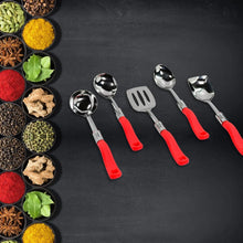 Stainless Steel Serving Spoon Set 5 pcs. - Justgrabit Inc.