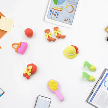 Fancy & Stylish Mini Erasers for Kids (9 Pc Set) - Fun Designs, Party Favors - justgrabit.in | Just Grab It