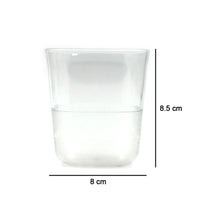 6pc Glasses Set With tray Stylish Transparent Water Glass / Juice Glass / Beer Glass / Wine Glass Plastic Glass Set - Justgrabit Inc.