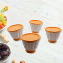 Pudding Molds, Custard Mold, Mold for Jelly Ice creams, Set of 4 Cups with Lid - justgrabit.in | Just Grab It