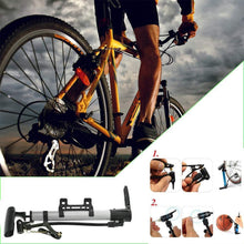 Aluminum Mini Bicycle Air Pump (Multicolor) - justgrabit.in | Just Grab It