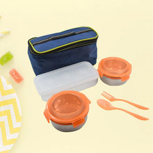 AIRTIGHT & LEAK PROOF STAINLESS STEEL CONTAINER MULTI COMPARTMENT LUNCH BOX CARRY TO ALL TYPE LUNCH IN LUNCH BOX & PREMIUM QUALITY LUNCH BOX IDEAL FOR OFFICE , SCHOOL KIDS & TRAVELLING IDEAL (3 Different Lunch Box) - justgrabit.in | Just Grab It