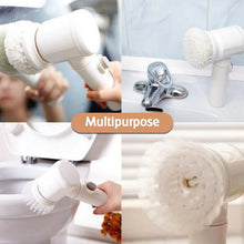 5in1 Home Kitchen Electric Cleaning Brush, Electric Spin Scrubber - justgrabit.in | Just Grab It