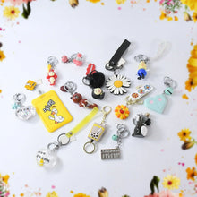 Mix Design & Size Keychain - Durable & Stylish Accessory (1 Pc / Mix Color) - Justgrabit Inc.