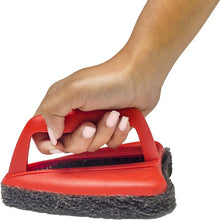 Bathroom Brush with abrasive scrubber for superior tile cleaning - Justgrabit Inc.
