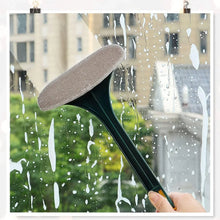 2 - in - 1 Mesh Cleaning Brush & Wiper with Extended Handle – Window Cleaner (1 Pc) - justgrabit.in | Just Grab It