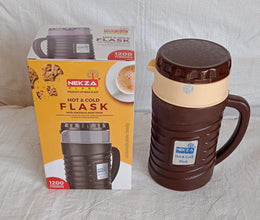 Stainless Steel Thermos Flask (Multiple Sizes): Travel Mug, Coffee, Tea (Leakproof) - justgrabit.in | Just Grab It