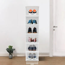 6 - Layer Stackable Foldable Storage Organizer Cart for Clothes, Kitchen, Closet & Bathroom - justgrabit.in | Just Grab It