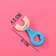 U Shaped Toothbrush for Kids, 2 - 6 Years Kids Baby Infant Toothbrush, Food Grade Ultra Soft Silicone Brush Head - Justgrabit Inc.