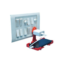 Multi - Purpose Wall Holder Stand for Mobile Charging (Red) - justgrabit.in | Just Grab It