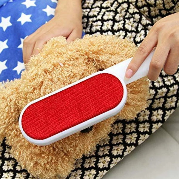 PET HAIR REMOVER MULTI - PURPOSE DOUBLE SIDED SELF - CLEANING AND REUSABLE PET FUR REMOVER - justgrabit.in | Just Grab It