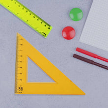 4 - Piece Geometry Set, Triangle Ruler Protractor Straight Ruler - Justgrabit Inc.