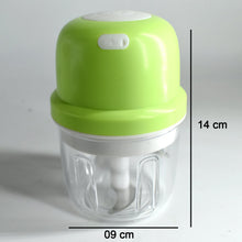 USB Rechargeable Electric Chopper Fruit Vegetable Onion Chopper Garlic Chopper - justgrabit.in | Just Grab It