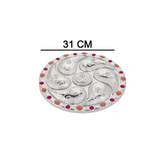 Multipurpose 7 Compartment Dry Fruit Serving Rotating Tray ,Chocolate, Snacks Storage Box, Masala Box - Justgrabit Inc.