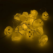 Halloween Decoration Outdoor Indoor Skeleton Head Skulls String Light Set Blow Mold, Decoration Lights Fairy Lights Led Garlands Halloween Decor Garland Decor Wreath Pumpkin - Justgrabit Inc.