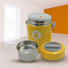 HEAVY LEAK - PROOF STAINLESS STEEL LUNCH BOX/ TIFFIN BOX, 2 COMPARTMENT, FOOD BOX FOR THERMAL CONTAINER FOR FOOD STAINLESS STEEL FOR STUDENT FOR WORK FOR TRAVEL (2 LTR.) - Justgrabit Inc.