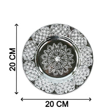 Beautiful 8 - Inch Plastic Pooja Thali Set for Daily Use & Special Occasions - justgrabit.in | Just Grab It