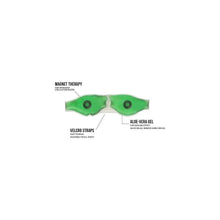 Cold Eye Mask with Stick - on Straps (Green) - Justgrabit Inc.
