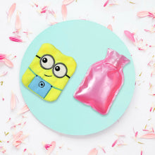 Minions Hot Water Bag - 2 - Eye Design with Cover for Pain Relief & Warming - Justgrabit Inc.