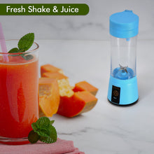 Portable USB Rechargeable 6 - Blade Juicer Blender - justgrabit.in | Just Grab It