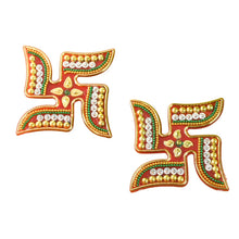 Decorative Swastik Sticker (2Pc Set) - Justgrabit Inc.